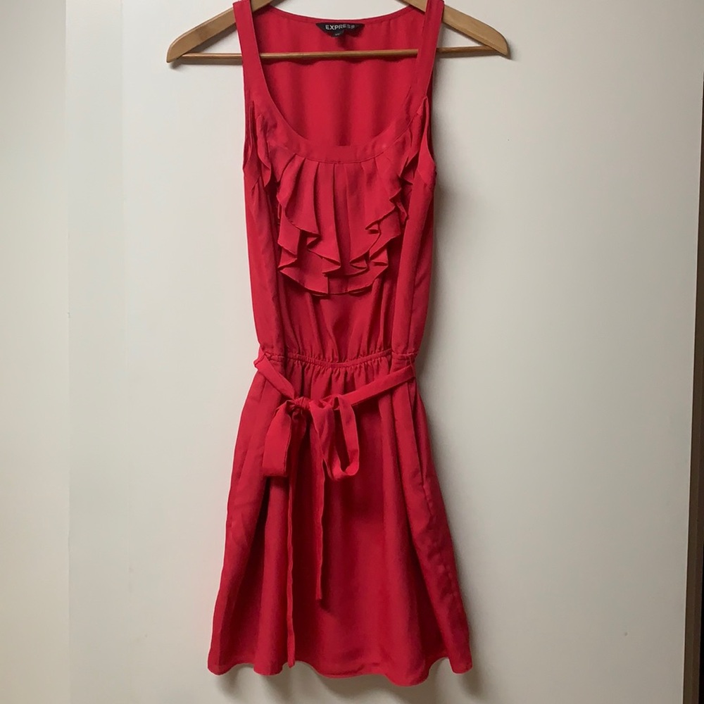 Hot pink Express dress